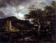 Jacob Isaacksz. van Ruisdael The Cloister Sweden oil painting artist